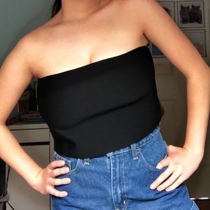 🌸Dynamite Black Tube Top